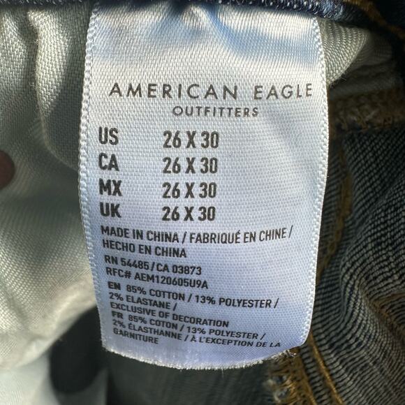 American Eagle Skinny Jeans Dark Wash - Picture 12 of 12